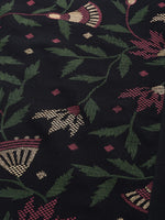 Load image into Gallery viewer, Symmetric Floral Foil Print Kurati in Black
